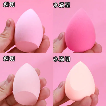 4 Pieces Makeup Sponge Powder Puff Dry And Wet Combined